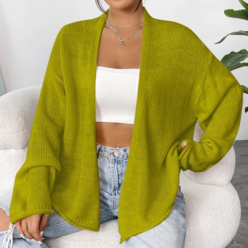Image of Velius Women Crochet Long Sleeves Lightweight Soft Open Cardigan Coat