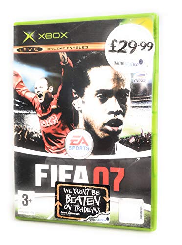 FIFA 07 Xbox import anglais jeu de sport collectif vintage