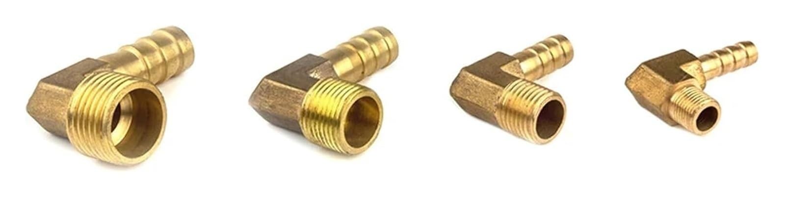 Winkelverbinder, Schlauchanschlussstücke, 1 Stück Messing-Pagodenanschluss 6 8 10 12 14 mm Schlauchanschlussstück Schlauch Messing-Wasserrohranschlüsse
