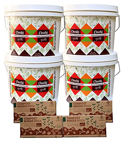 Stonesoup CHUTKI Composting Starter Kit (15 L) Set of 4-picture-25