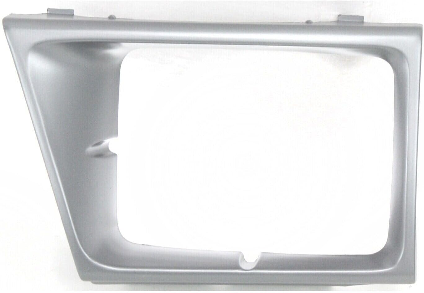 I-MATCH AUTO PARTS Front Right Passenger Side Headlight Door Bezel Cover Grille Insert Trim Silver Textured Plastic For 1997 1998 1999 2000 2001 2002 Ford Econoline Van F7UZ13064AAA FO2513158