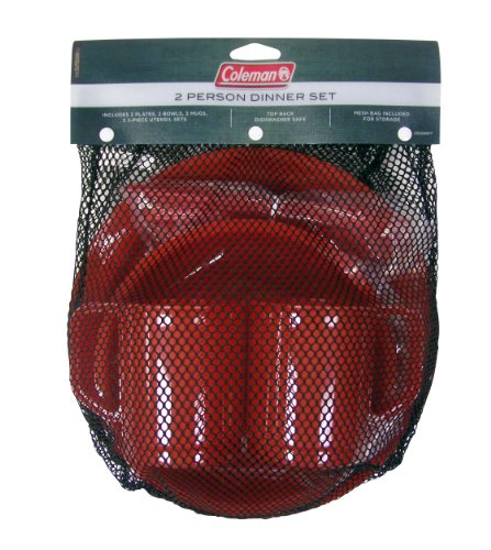 Coleman Conjunto de jantar para 2 pessoas, as cores podem variar