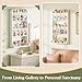 Keebofly Perfume Organizer Wall Mount & Large Cologne Display Case - Wooden Multi-Tier Trinket Shelf for Fragrances, Collectibles, Figures, Miniatures, Cosmetics and Shot Glasses, White