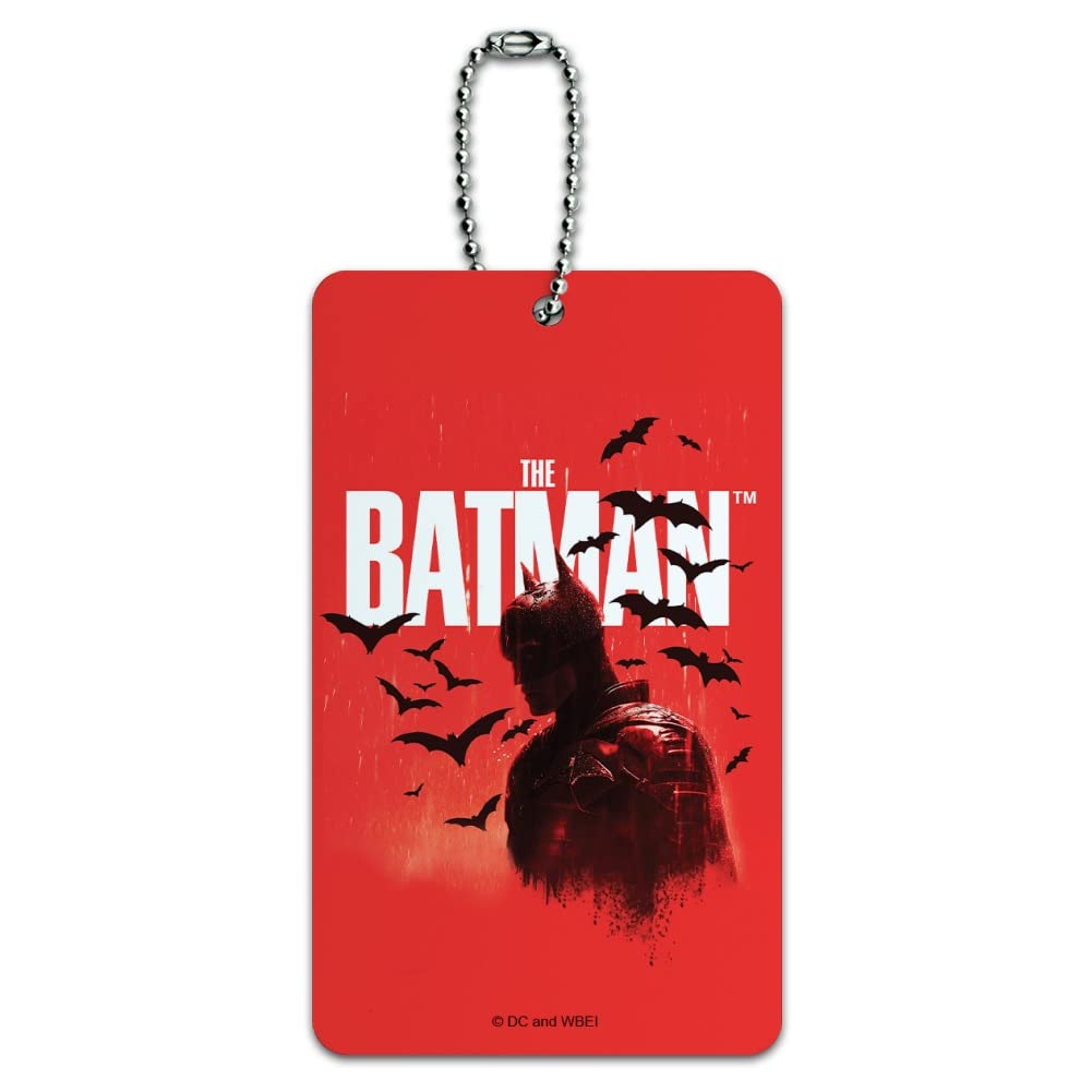 The Batman Luggage Card Suitcase Carry-On ID Tag