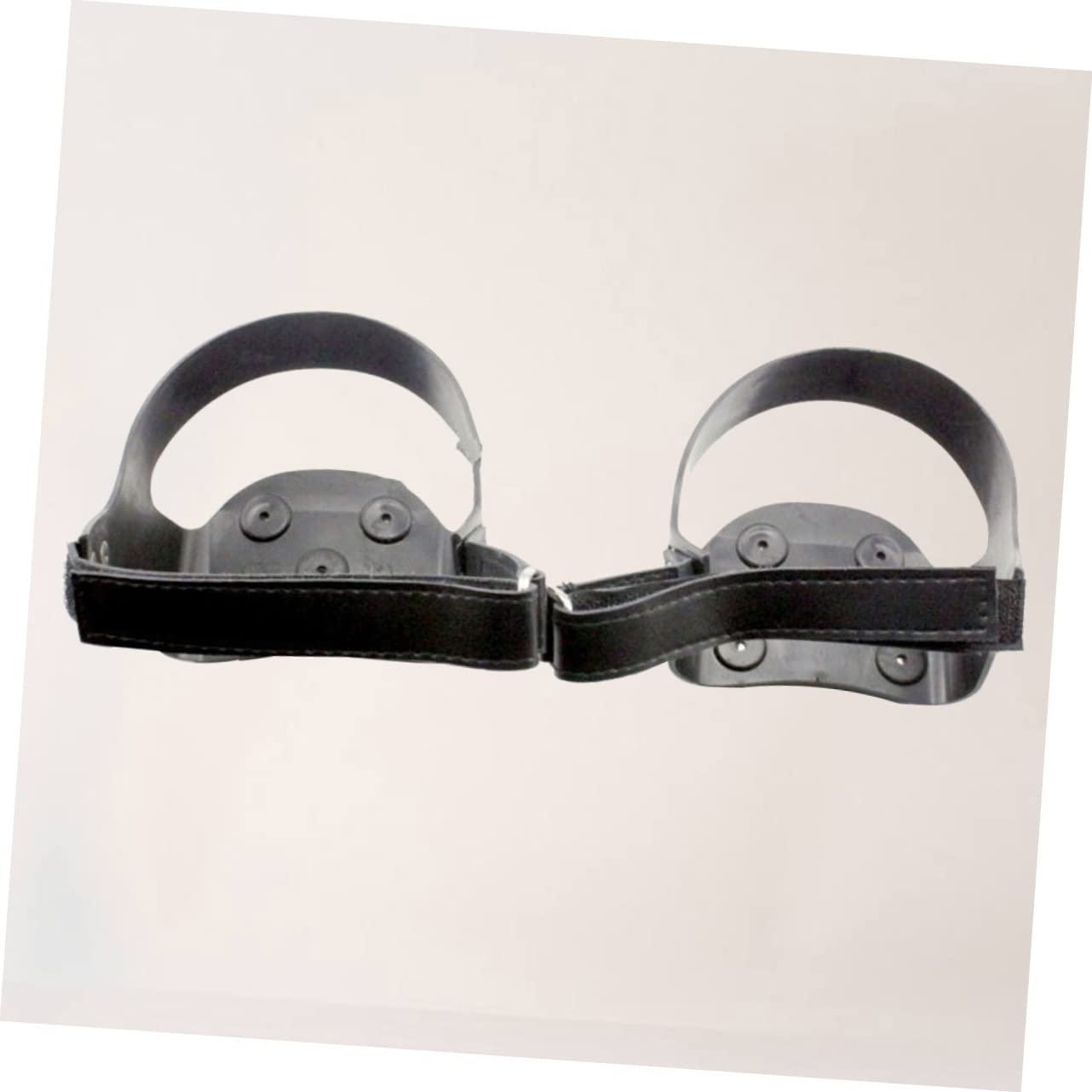 Holibanna Ramponi da Neve in Silicone 5 Denti Antiscivolo Striscia Riflettente per Scarpe da Escursionismo e Stivaletti Invernali, Protezione Sicura per Camminate su Ghiaccio