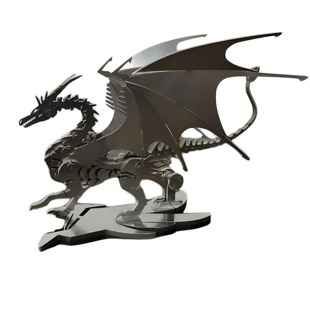 Flying Dragon 3D Puzzle Stereoscopic Metal Jigsaw Handmade Assembly Model Ornament