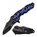 Dark Side DS-A029GY-MC DSA029GY-Brk Skull Linerlock A/O Gray