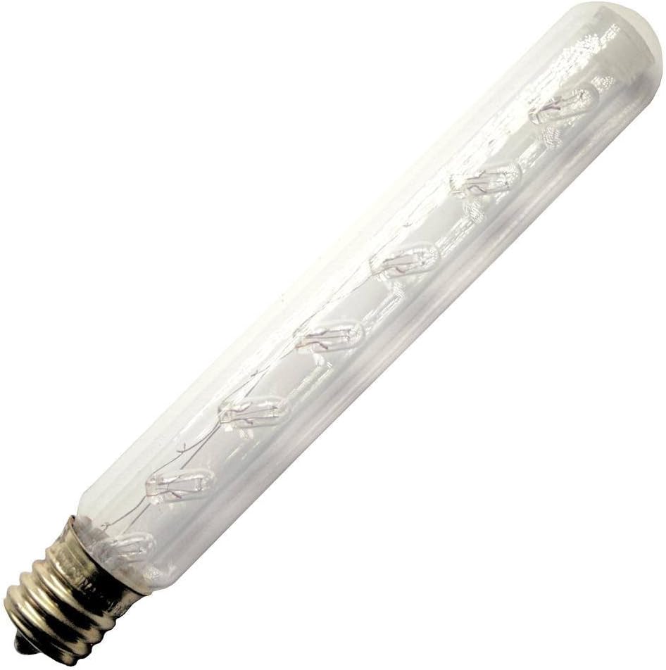 Westinghouse 0433500, 9 Watt, 120 Volt Clear Incand T6.5 Light Bulb, 3000 Hour 14 Lumen