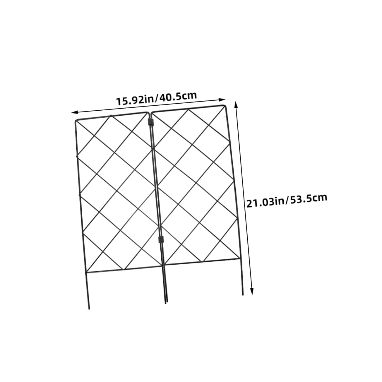 ibasenice 2pièces Lot de Treillis pour Plantes Grimpantes de Jardin Support de Modelage pour Plantes Pot Fournitures de Jardinage et Décoration