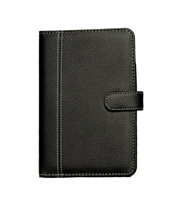 Image of Eurostyle Unisex Passport Holder & Travel Document Organizer | PU Leather Passport Wallet with Ticket, Boarding Pass, Currency & Credit Card Pockets, Coin Pouch & Buckle Closure | Black