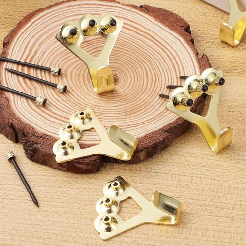 Ganchos para cuadros de 100 lb decora tu salón con colgadores metálicos de 35x39 mm 7