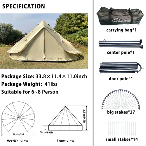 DANCHEL B2 16.4ft Portable Yurt