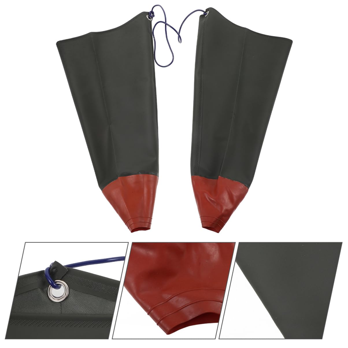 2 Paar Extra Lange Gummihandschuhe mit Vollem Armschutz und Ölbeständig für Haushalt und Küchenarbeiten Wasserfeste Arbeitshandschuhe aus Gummi
