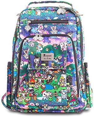 JuJuBe Be Right Back Unisex Travel Backpack, Diaper Bag with Memory Foam Changing Pad, Be Fashionably Organized Anywhere