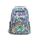 JuJuBe Be Right Back Unisex Travel Backpack, Diaper Bag with Memory Foam Changing Pad, Be...