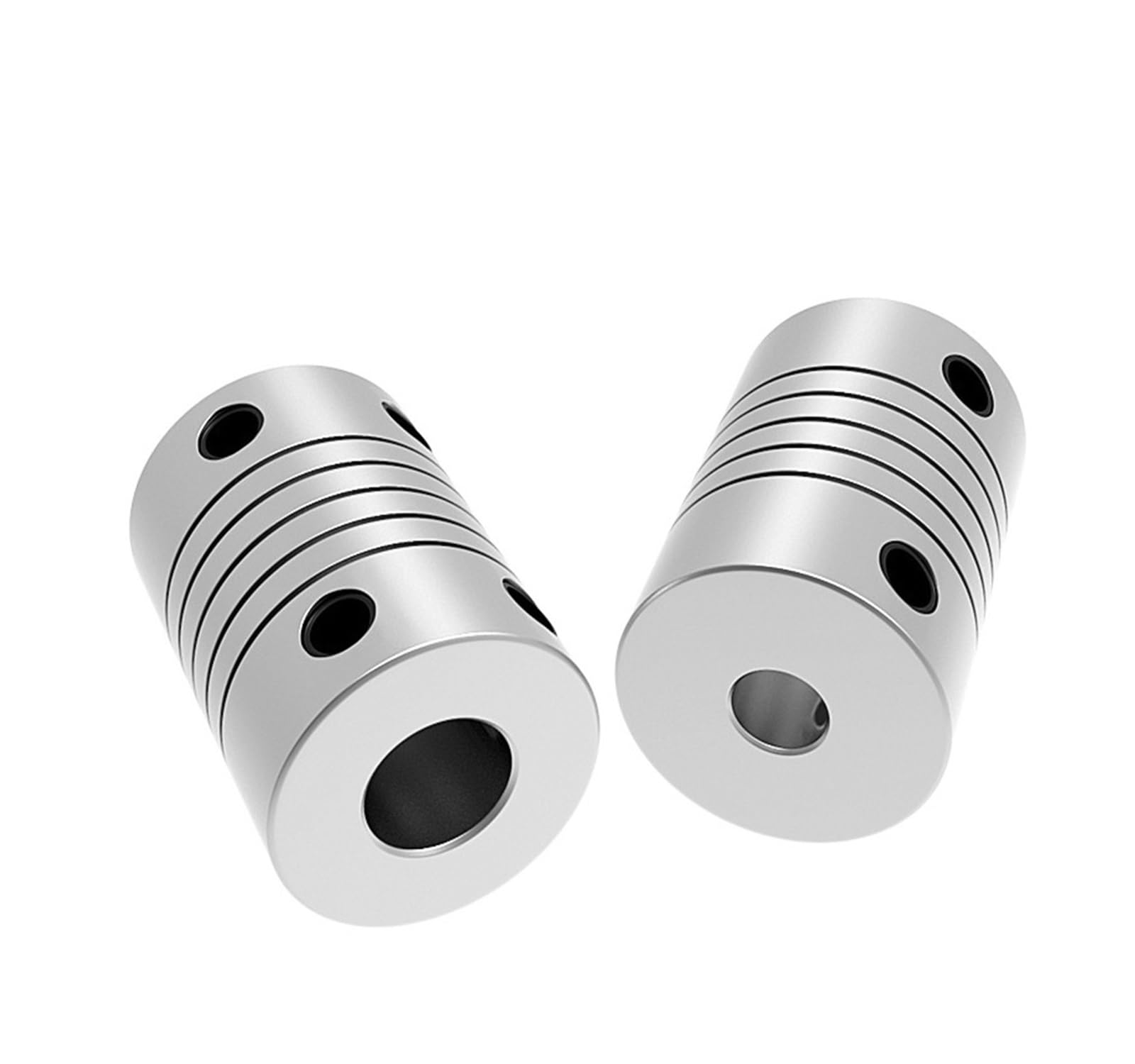 Rigid coupling,Stainless steel rigid coupling 1pcs D19L25 Aluminium Flexible Shaft Coupling CNC Stepper Motor Coupler Encoders Engraving Machine(7 X 10)