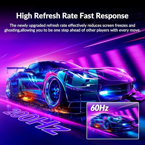 Image of 24inch Gaming Monitor, 1080P Computer Monitor, AMD FreeSync, Low Motion Blur, Eye Care for Home Office & PS5, DisplayPort & HDMI, VESA Wall Mount - Black