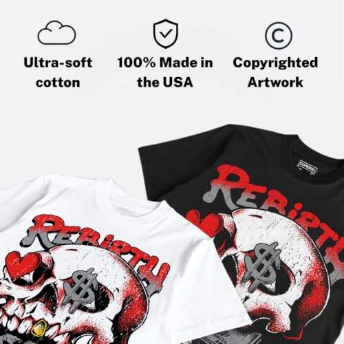 Image of DopeSkill Halloween Graphic Tee Streetwear Hip Hop Hypebeast Unisex T-Shirt Sneaker Colour Matching Shirts Spooky Graphic
