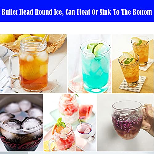 MHGD Eismaschine für kleine Eiswürfel auf der Arbeitsplatte, kompakter Eiswürfelbereiter, selbstreinigendes LED-Display… – Bild 3