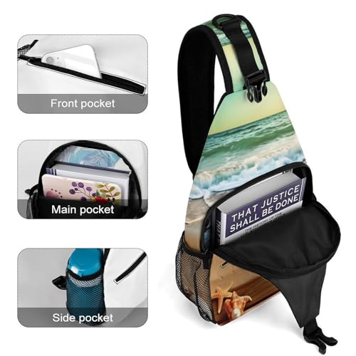 Bolso bandolera deportiva Ocean Beach para senderismo miniatura 4