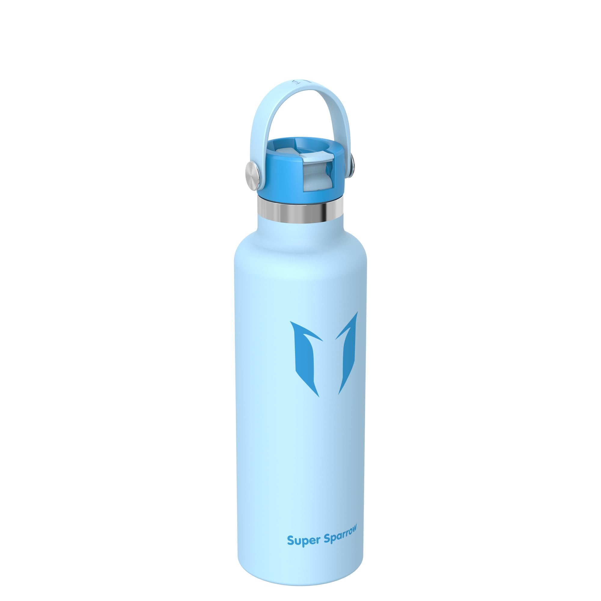 Super Sparrow Borraccia Termica, Acciaio Inox Bottiglia Termica - 350ml, 500ml, 750ml, 1L, 1.2L - Senza BPA Borracce, Borraccia Bambini per Scuola, Sport, Campeggio, Yoga, Palestra, Ciclismo