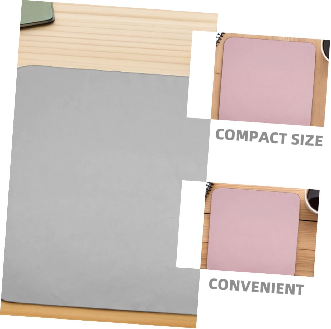 UPKOCH Oversized Microfiber Lens Cloth for Glasses and Cell Phones, 4pcs Cleaning Cloths in Pink and Gray, Lint-Free Eyeglass Lens Cleaner Sheets for Daily Use on Sunglasses, Camera