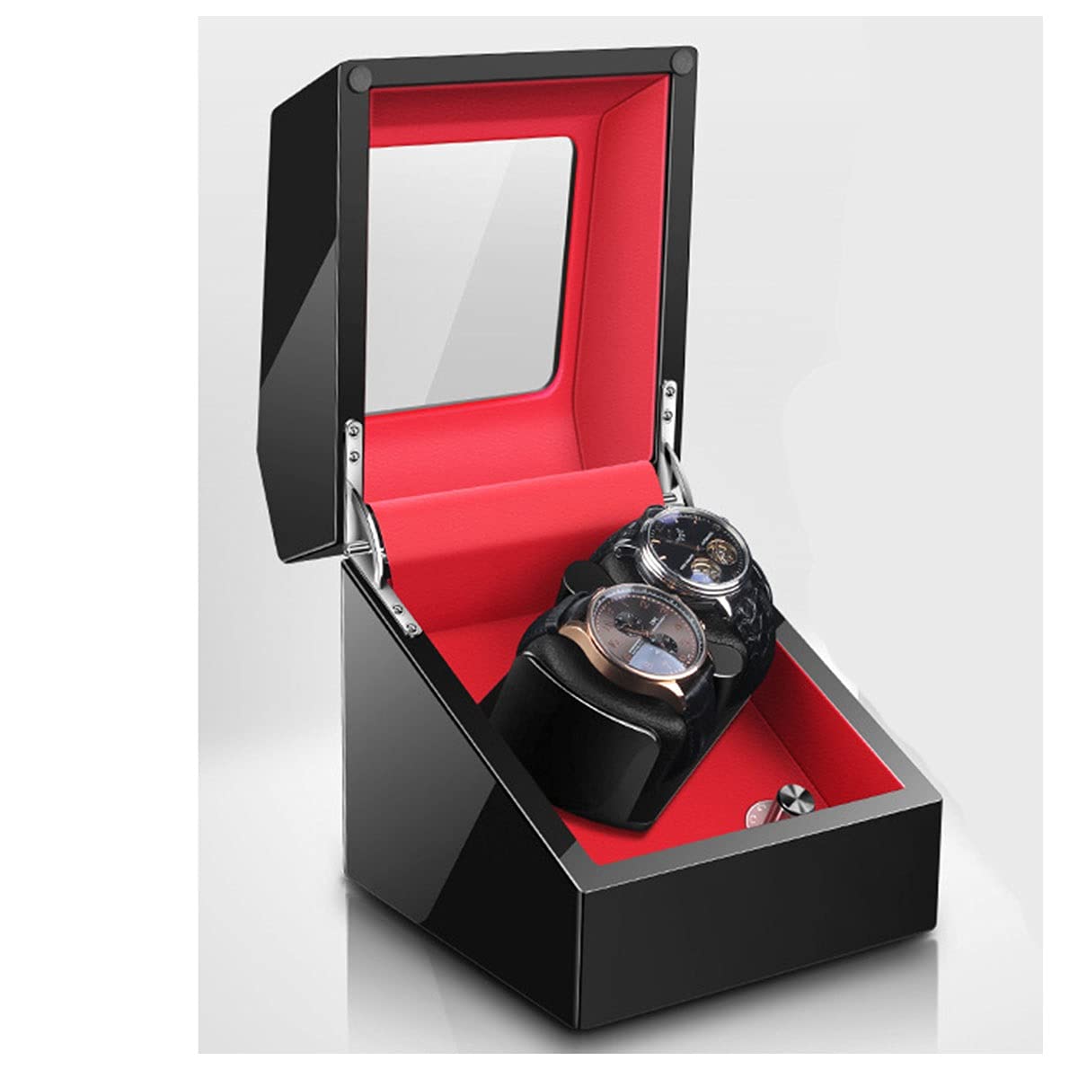 Watch Winder for Automatic Watches, Watch Winders with Quiet Motor, A Great Gift for Your Family, Lover and Friends (Color : Red)