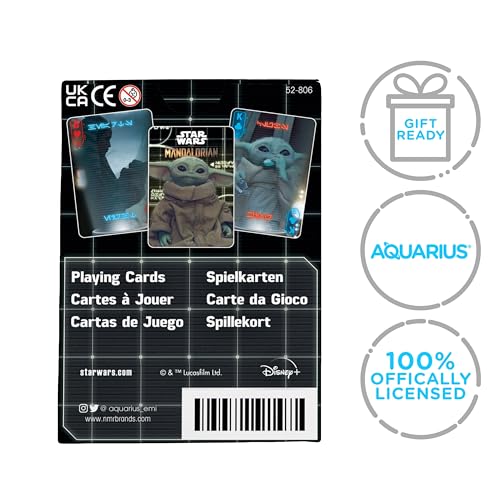 Baraja de Cartas Póker Mandaloriano Grogu Aquarius miniatura 7