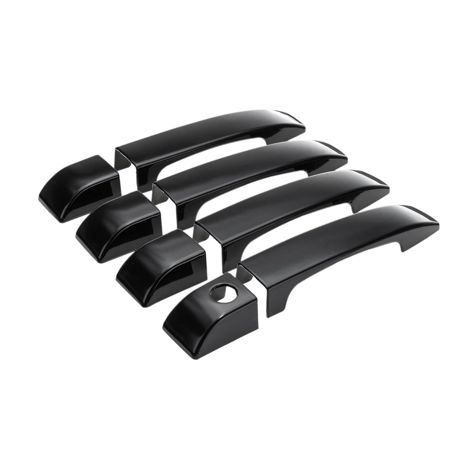 LOLHOIKILM Car Door Handle Covers for Land for Rover for Range for Vogue for L322 2002-2012 Car Door Handle Covers Trim Gloss Black Exterior Door Handles Cover Trim Styling Accessories