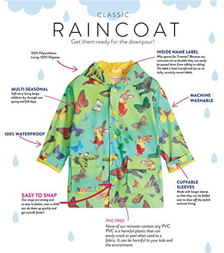 Unisex Baby Richard Scarry Printed Raincoat2