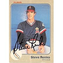 Autograph Warehouse 366191 Steve Renko Autographed Baseball Card - 1983 Fleer 99