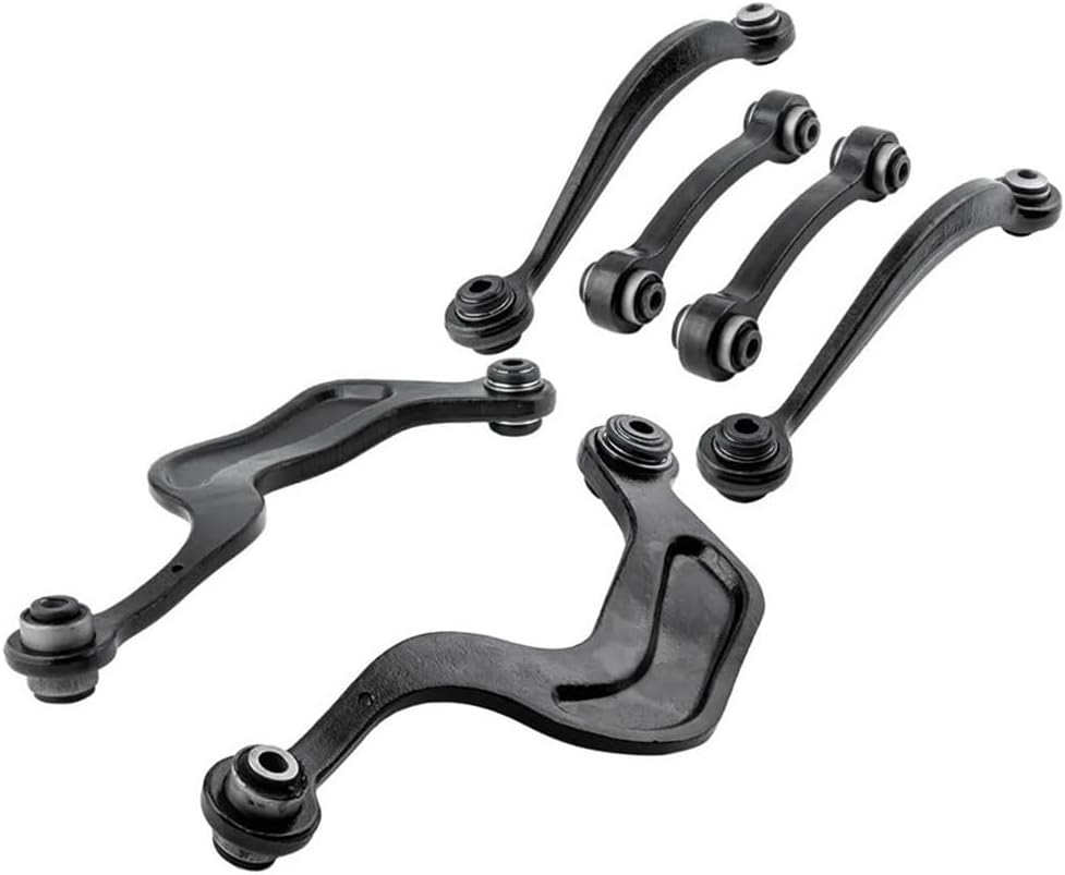 Front Rear Control Arms Set Compatible with Chevrolet Traverse 2009-2017 K621231 K641887 K641781 Upper Lower Control Swing Arms Chassis Components