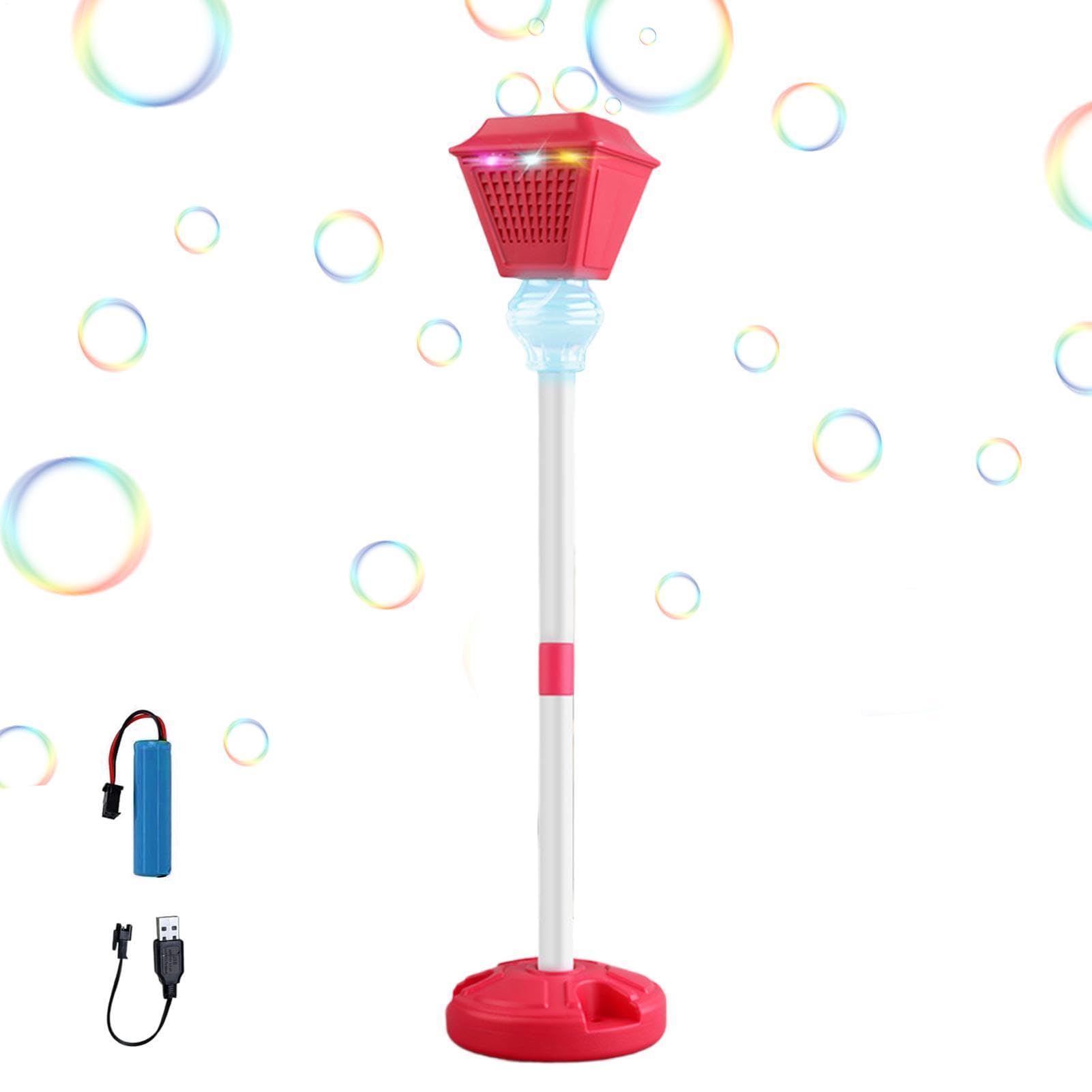 Macchina di bolla in piedi per il giocattolo elettrico all'aperto | Generatore Automatico Di Bolle Per Ragazzi Ragazze Scuola materna Compleanni Giardino Posteriore Cortile Parco Picnic