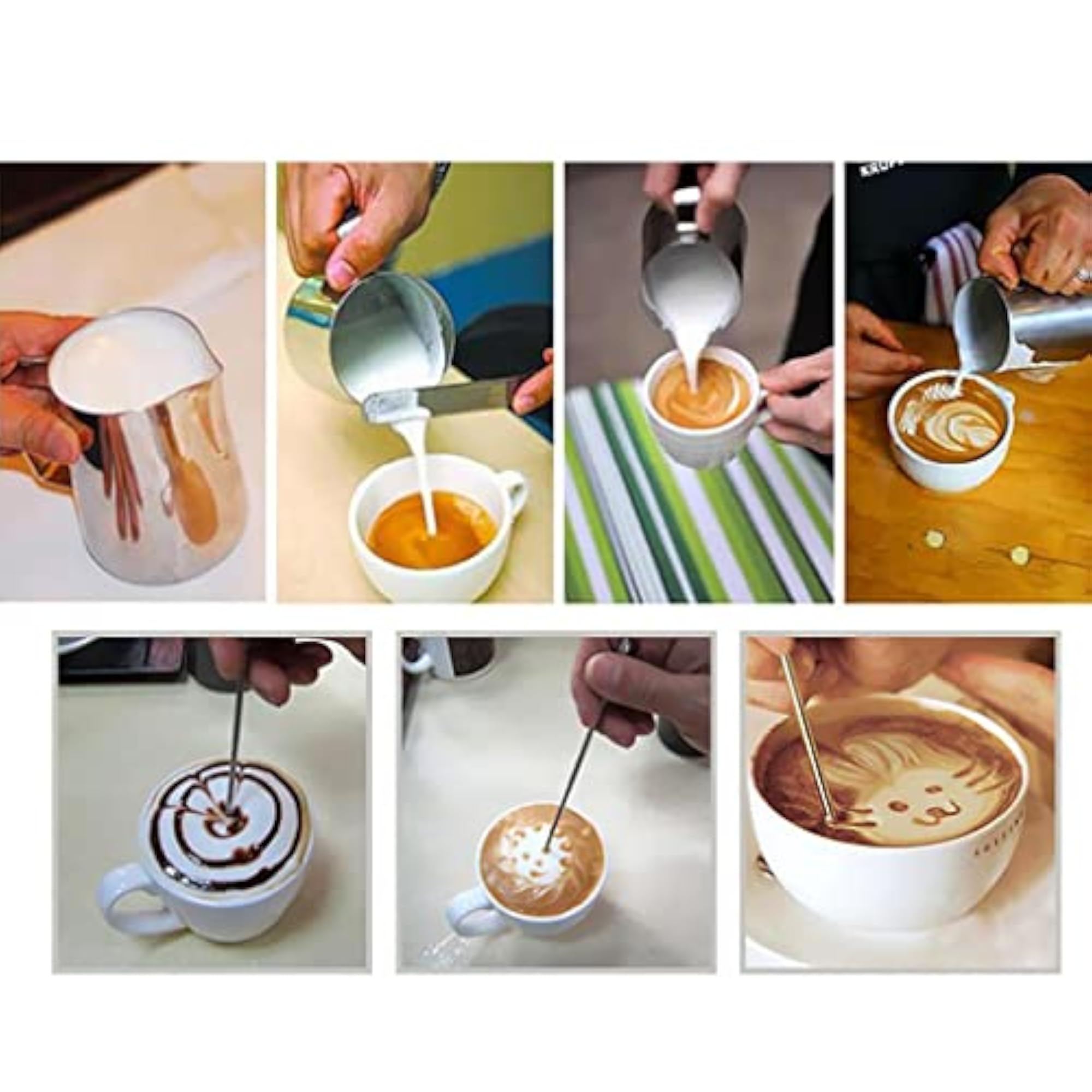 Kitchen Stainless Steel Coffee Frothing Jug Set