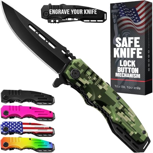Spring Assisted Tactical Folding Knife