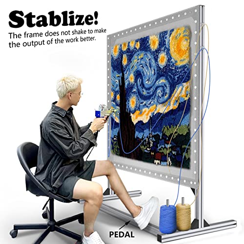 Nodoca TUFTING FRAME 140CM Rug Tufting Frame Kit thumb #5
