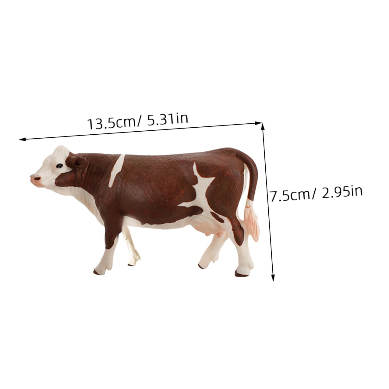 Figuras de Animales de Granja de PVC, 5 Piezas Diseño Único, Herramienta Educativa Exhibición, para Niños y Decoración