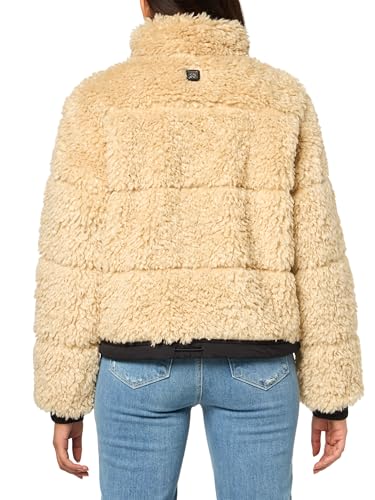 HUGO Women's Shaggy Faux Fur Padded Jacket2