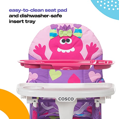 Cosco Simple Fold Deluxe High Chair, Monster Shelley #TOP3