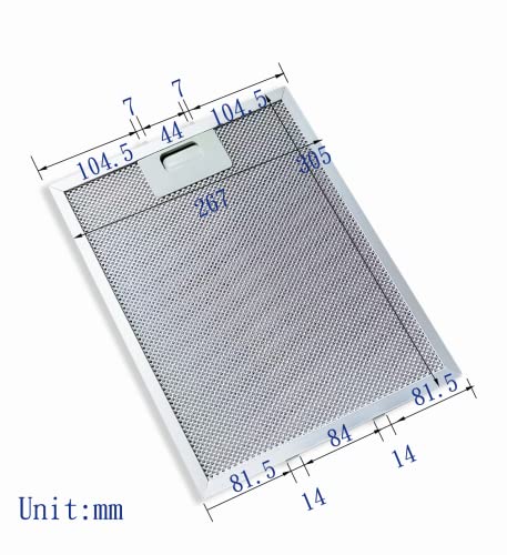 Filtros de campana extractora con aluminio multicapa lavable para grasa 3