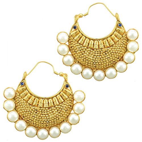Ethnic Indian Artisan Jewelry Set Traditional Fashion Imitation EarringsCHEA0218BL