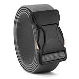 CHAOREN メンズドレスベルト ラチェットベルト レザー 1 1/4インチ コンフォートクリック メンズドレスシューズのお供に最適, グレー, 36" to 42" Waist Adjustable