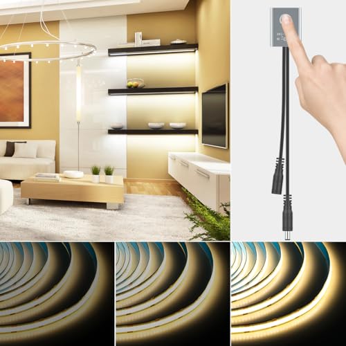 Tira LED COB 16.4FT 528LED/m Blanco Cálido 12V miniatura 6