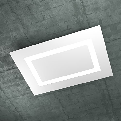 Plafonnier LED 91W au design moderne blanc et finitions luxe