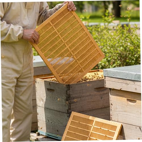 Couverture de ruche en plastique marron pour récolte propolis 7 cadres - 3