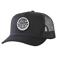 Rip Curl Unisex Wetsuit Icon Trucker Hat, Black, One Size