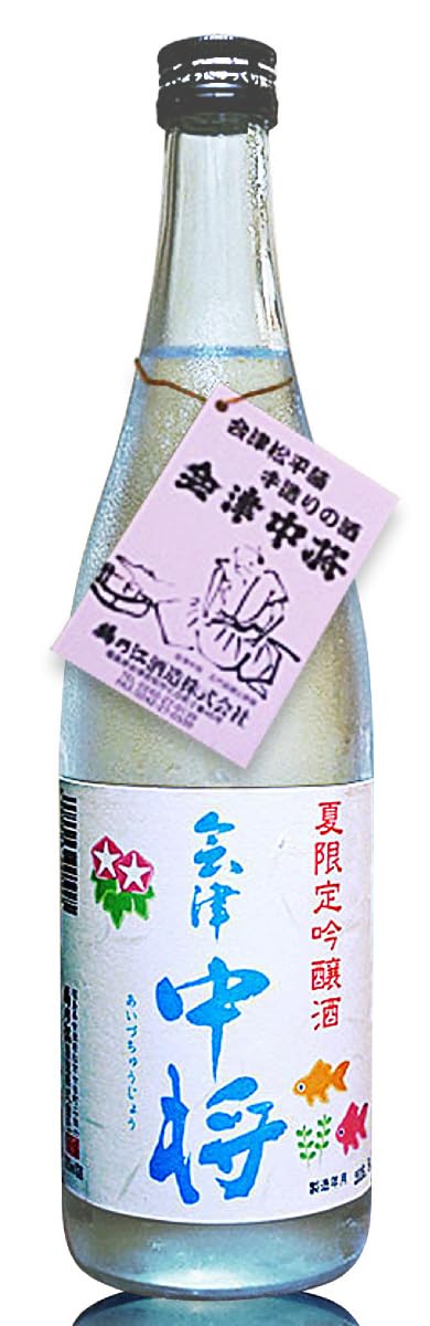 Amazon.co.jp: (夏の日本酒)720ml 会津中将 夏吟醸 箱無 常温発送 鶴