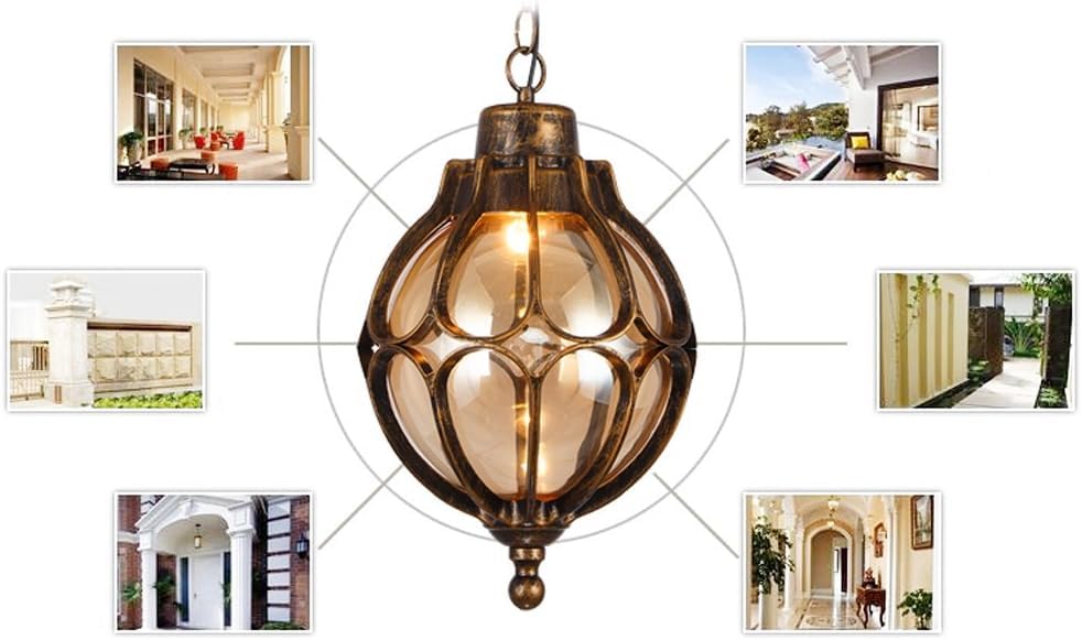 Lustre de balcon étanche en aluminium pour stopper la rouille