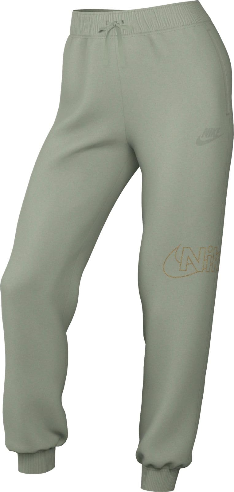 Nike Women's Club Std Shine Sweatpants, Jade Horizon, M