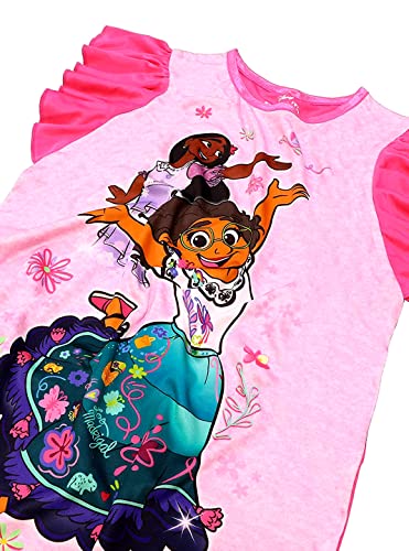 Disney Girls' Encanto Nightgown, Maribel Size 10 Pink4